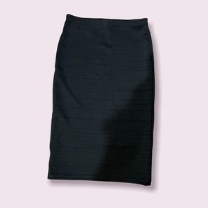Topshop black pencil skirt